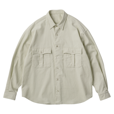ROLL UP ORGANIC CORDUROY SHIRT (14WALE)