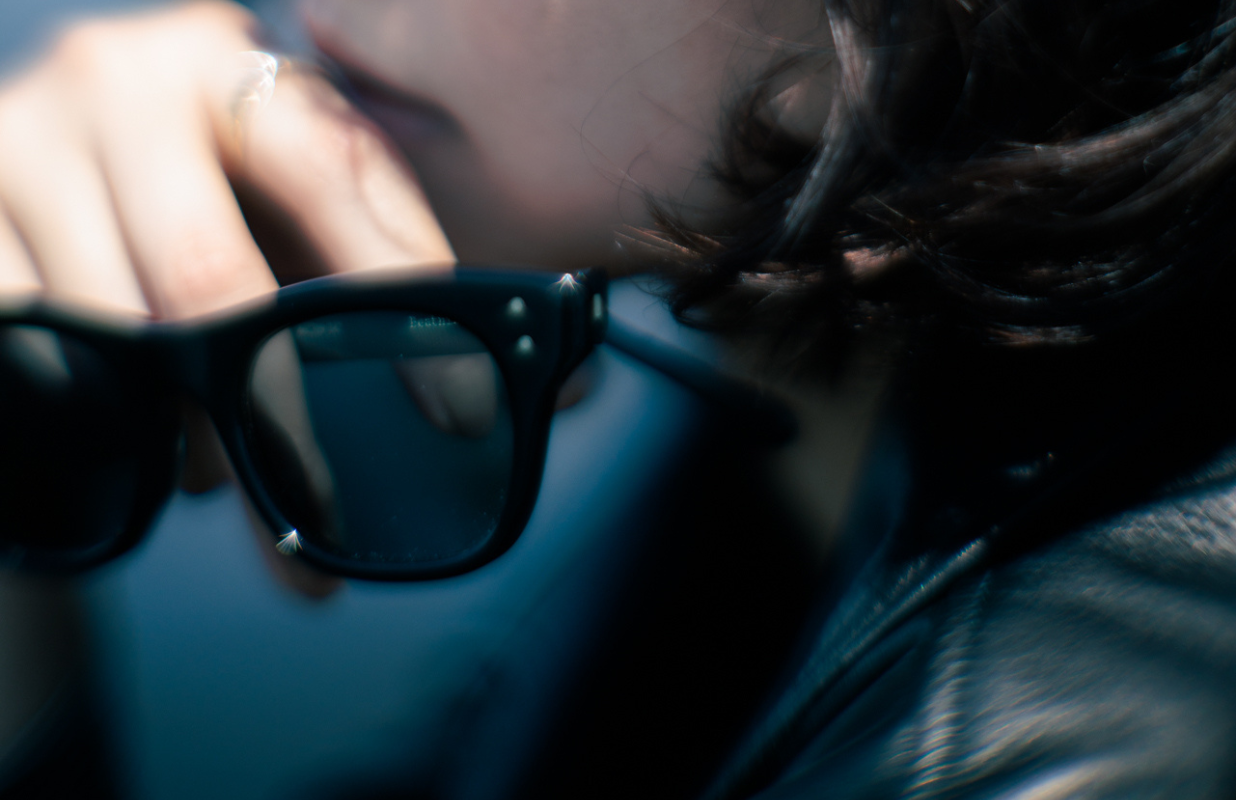 PC RIDERS JACKET W / LOVE & PEACE GOLD