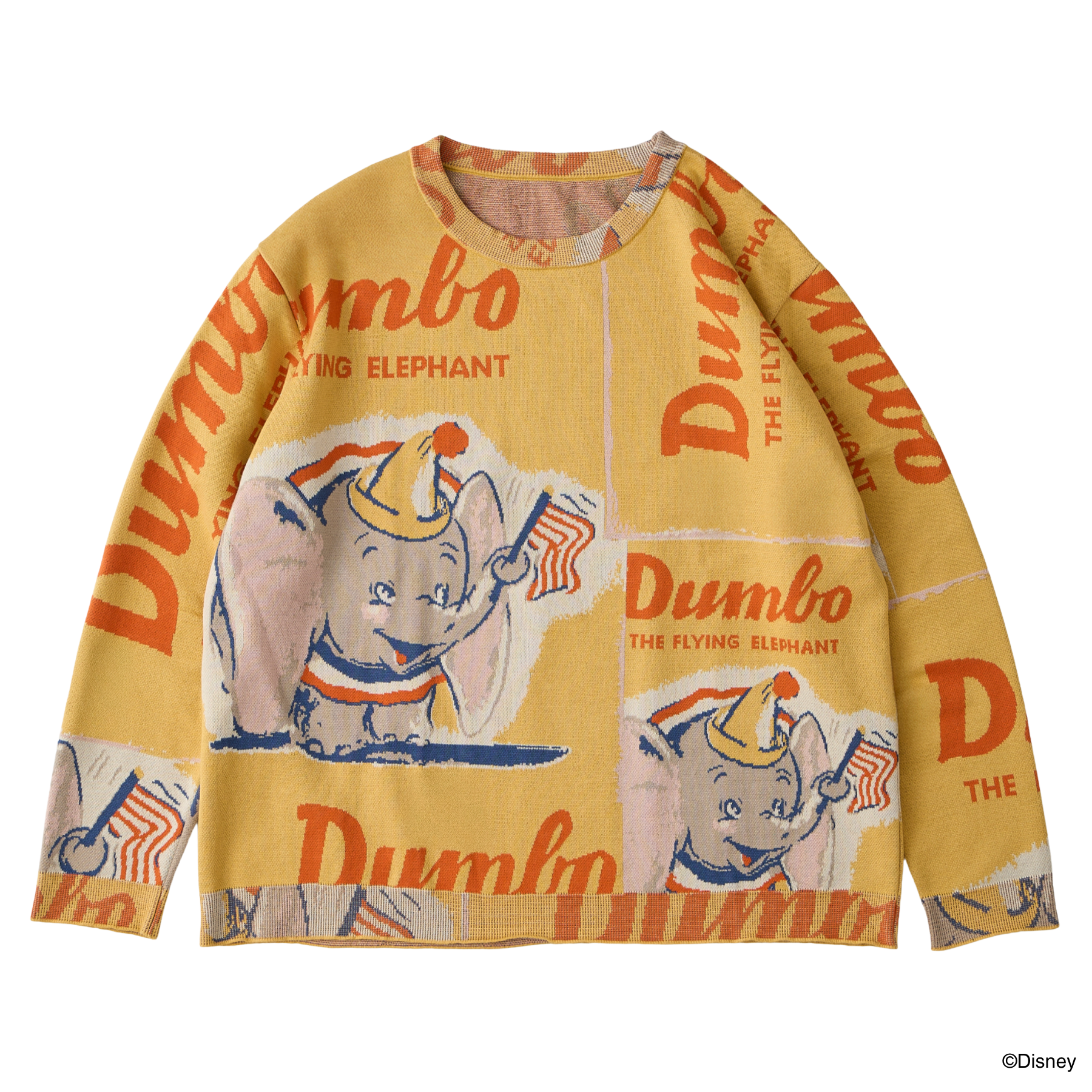 DISNEY VP / PC KNIT COLLECTION CREWNECK / DUMBO