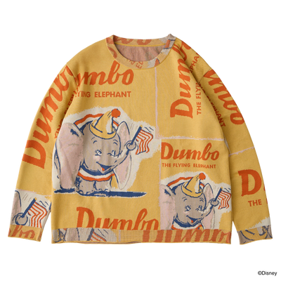 DISNEY VP / PC KNIT COLLECTION CREWNECK / DUMBO