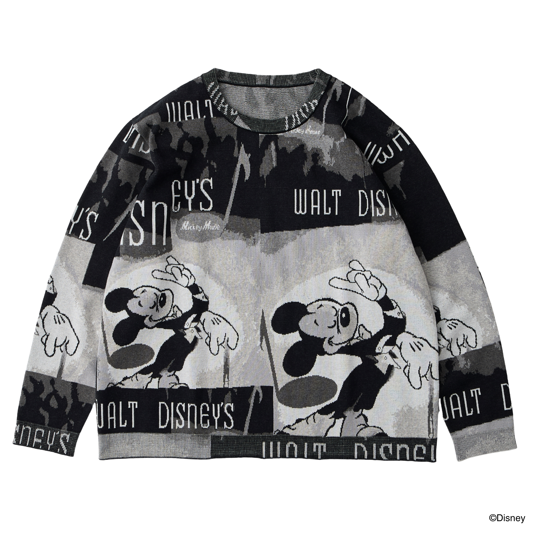 DISNEY VP / PC KNIT COLLECTION CREWNECK / MICKEY MOUSE