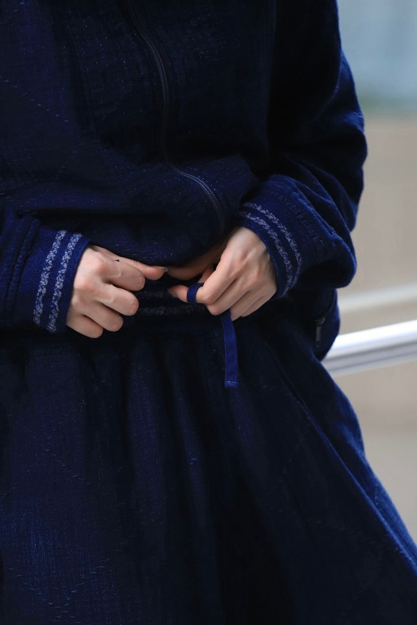 SEA ISLAND SASHIKO TRACK PANTS (LIMITED)