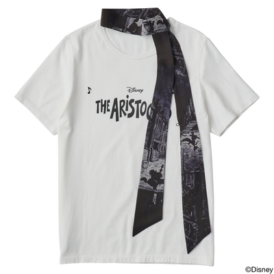 DISNEY / PC T-SHIRT COLLECTION LADIES' T-SHIRT WITH SCARVES / THE ARISTOCATS