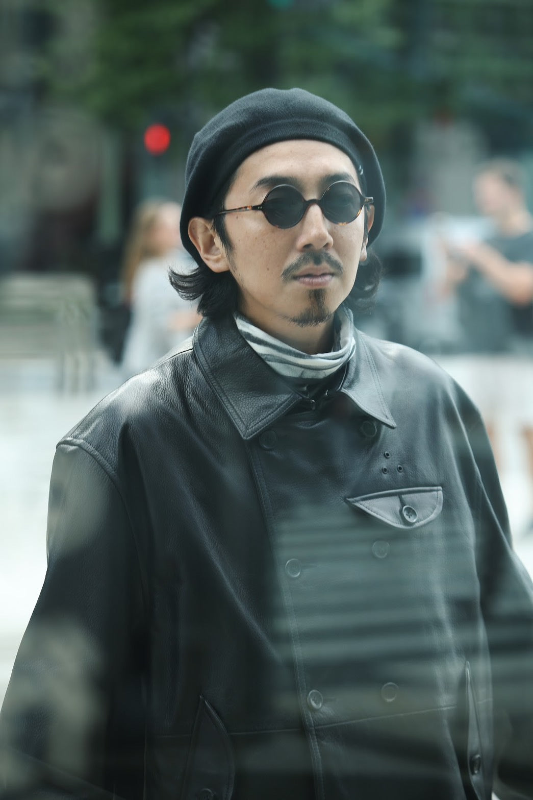 LEATHER DOUBLE JACKET