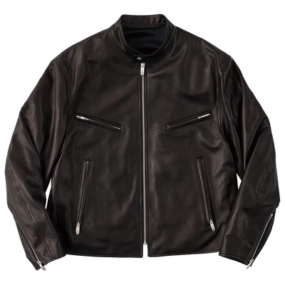 PC SINGLE RIDERS JACKET Ⅱ W / LOVE & PEACE SILVER