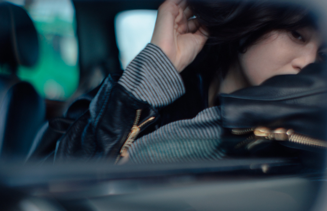 PC RIDERS JACKET W / LOVE & PEACE GOLD