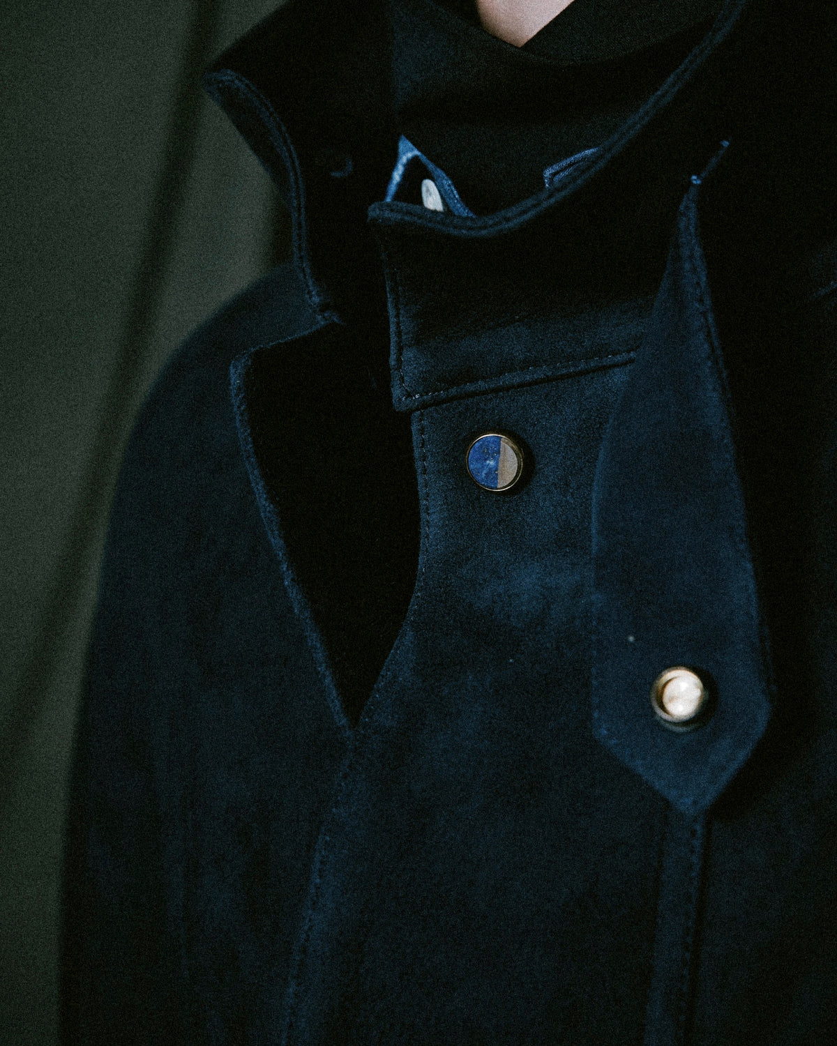 CRASH COLLECTION LEATHER SUEDE MOTORCYCLE JACKET Ⅱ (ENTREFINO)
