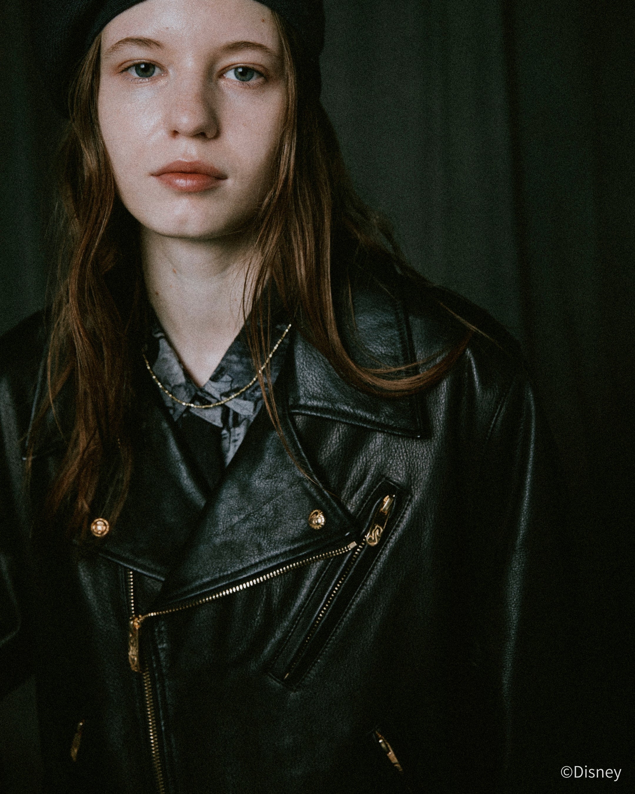 PC RIDERS JACKET W / LOVE & PEACE GOLD (PC GINZA EXCLUSIVE)