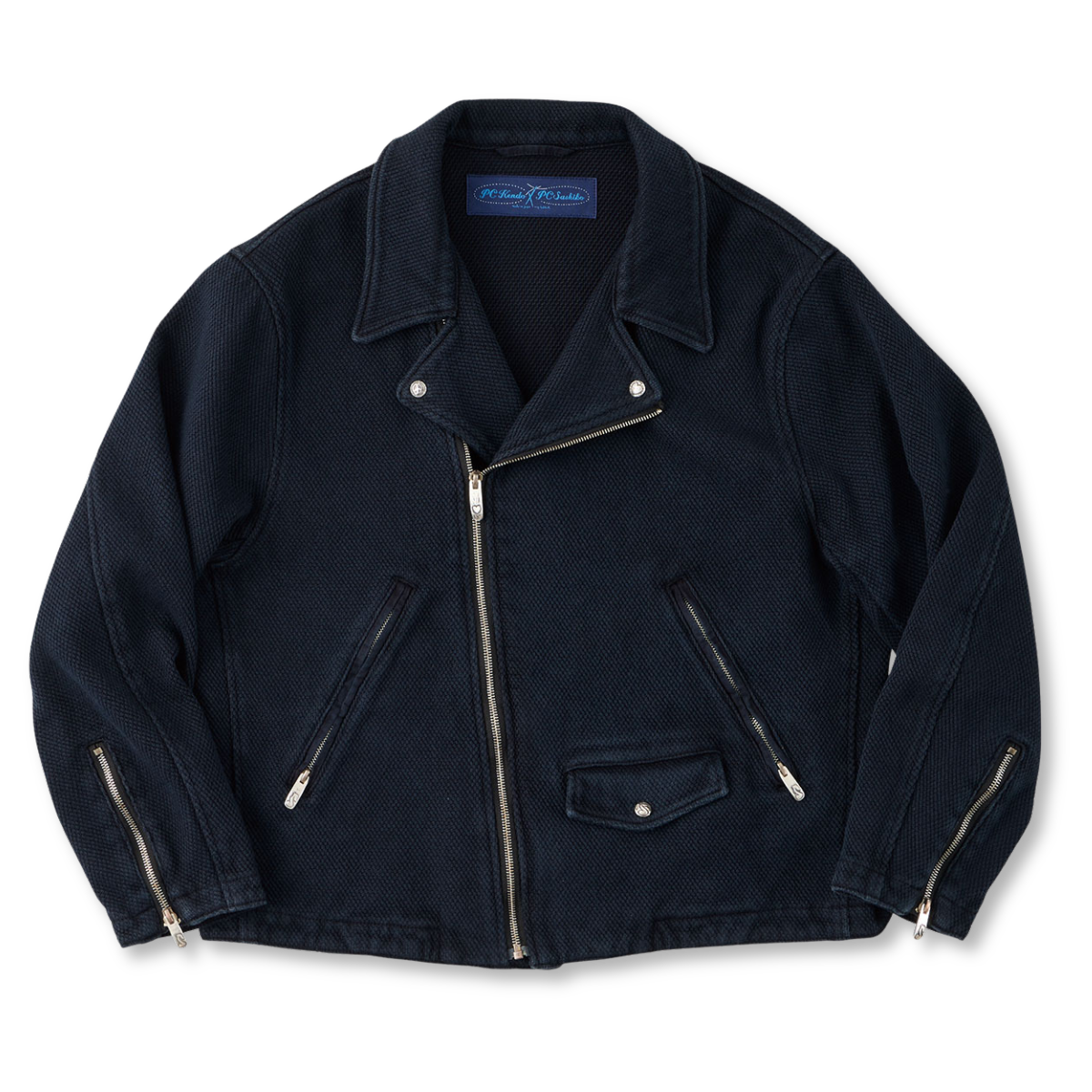 PC KENDO RIDERS JACKET W / LOVE & PEACE SILVER