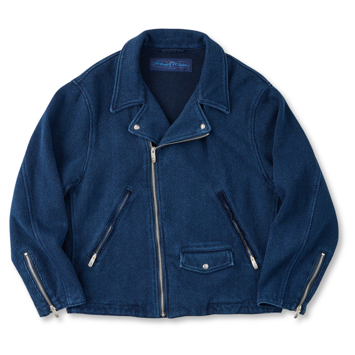 PC KENDO RIDERS JACKET W / LOVE & PEACE SILVER