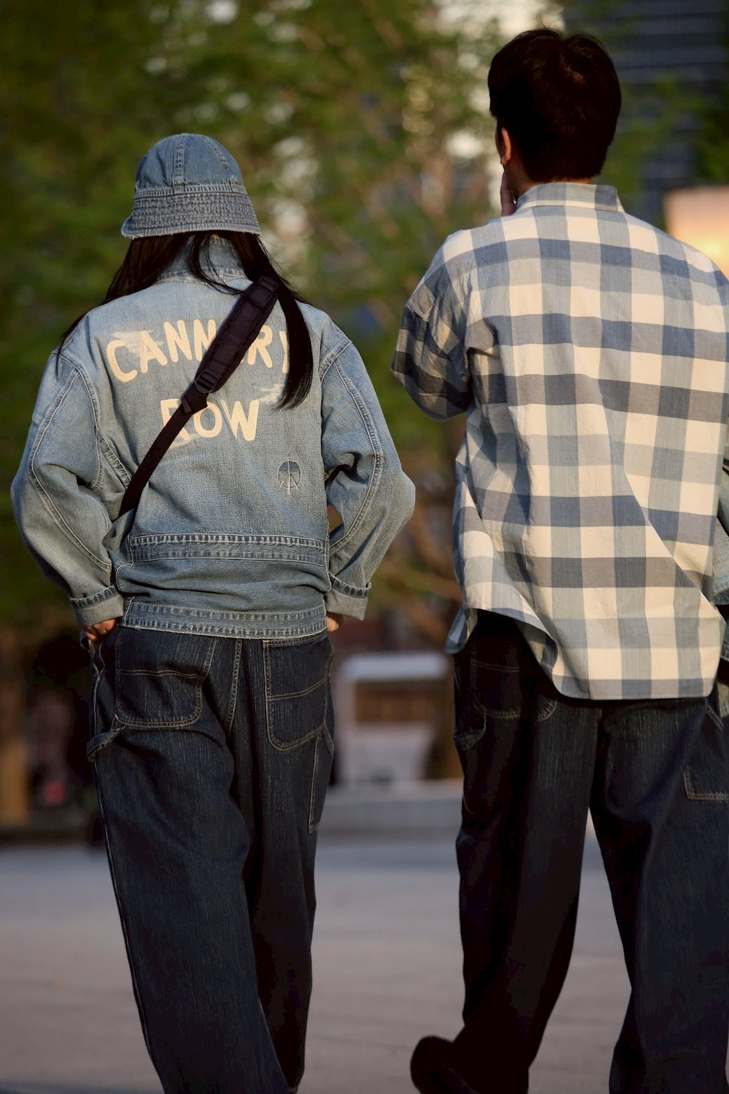 H/W INDIGO CHECK BEAT WRITER SHIRT