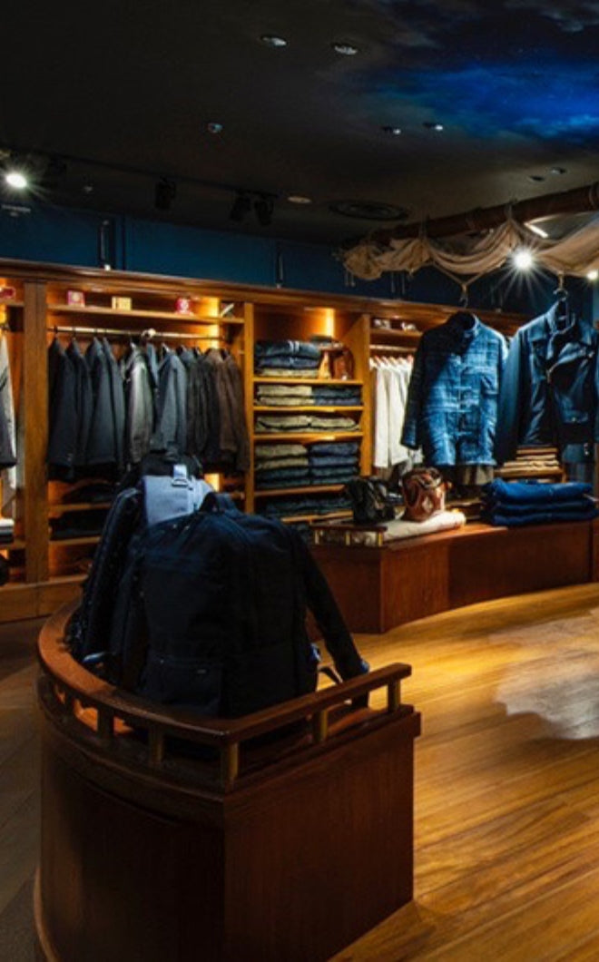 Porter classic ポータークラシック新作2019SSギンガムチェックロールアップシャツ ネイビーL