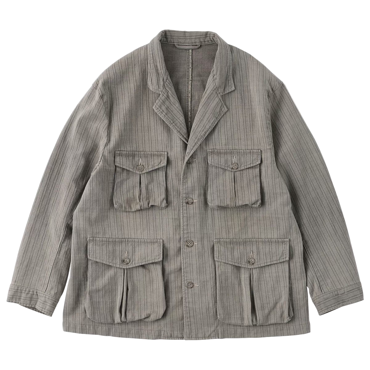 FADED STRIPE BINGHAM JACKET