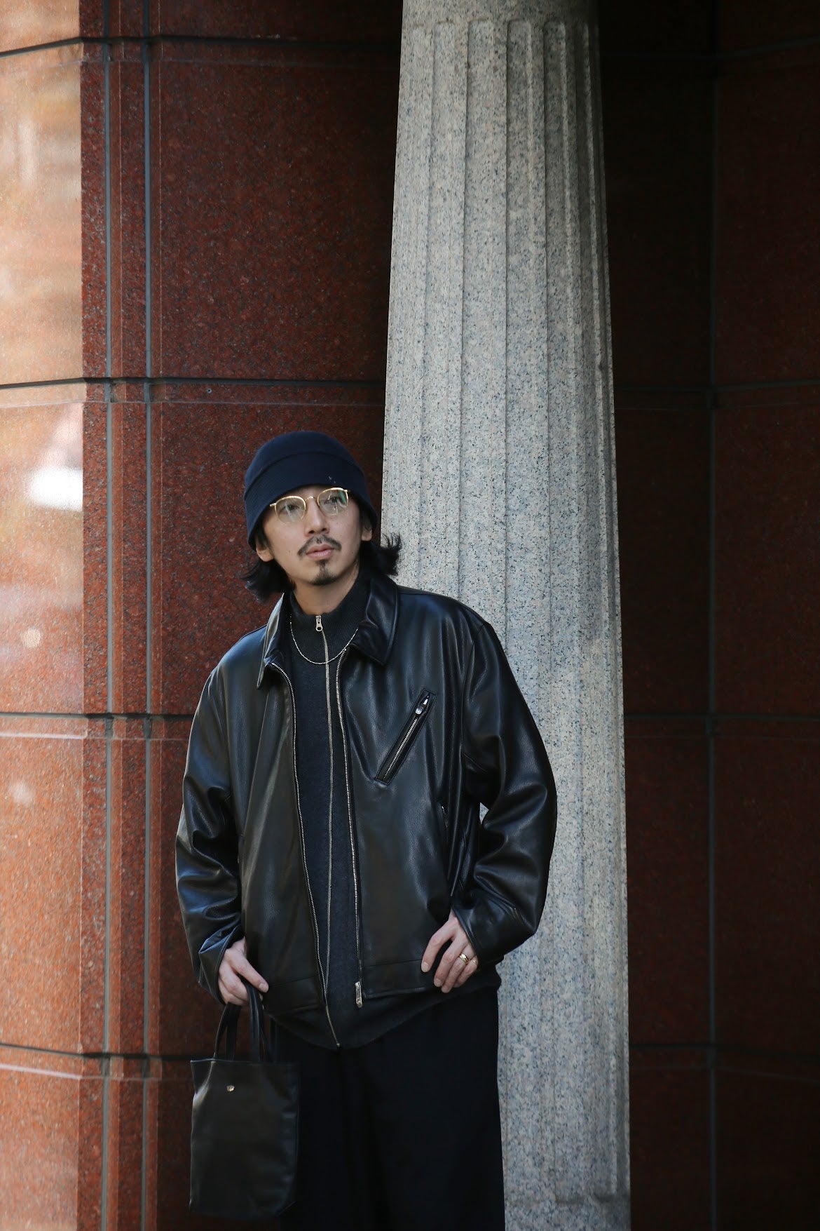 PC SINGLE RIDERS JACKET W / LOVE & PEACE SILVER