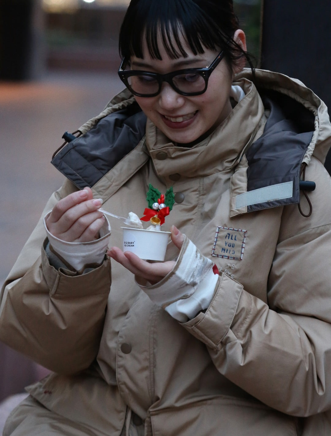 "GINZA EXCLUSIVE" H/W SHEEN NYLON DOWN JACKET PATCHWORK CUSTOM