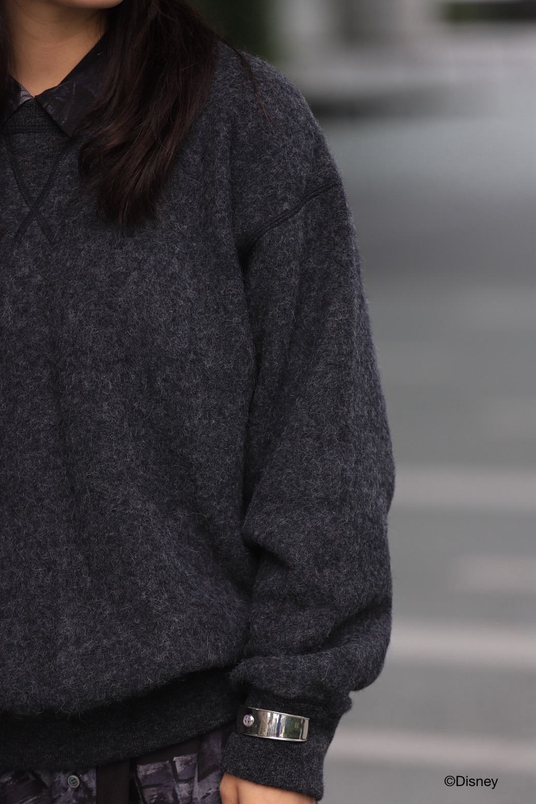 BABY ALPACA / CASHMERE DOUBLE FACE CREWNECK