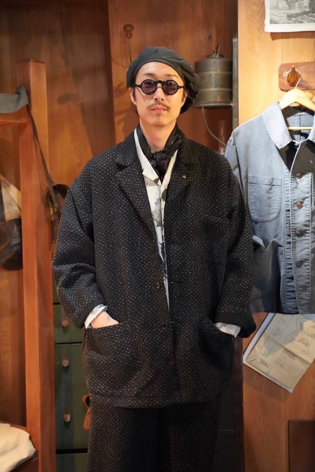NEW SASHIKO WIDE JACKET