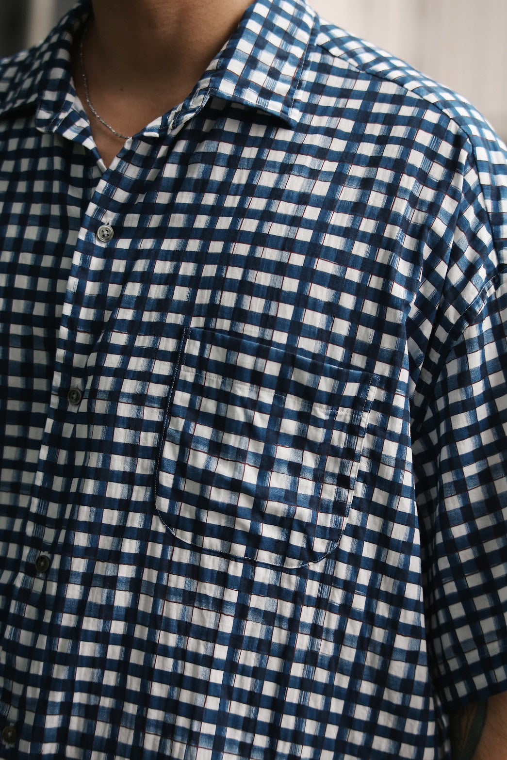 "PC EXCLUSIVE" BEAT WRITER 水彩 GINGHAM SHIRT