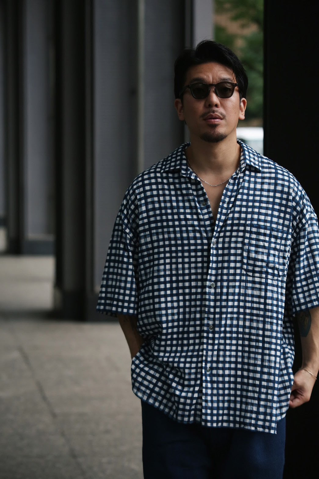 PORTER CLASSIC BEAT WRITER 水彩 GINGHAM PC EXCLUSIVE