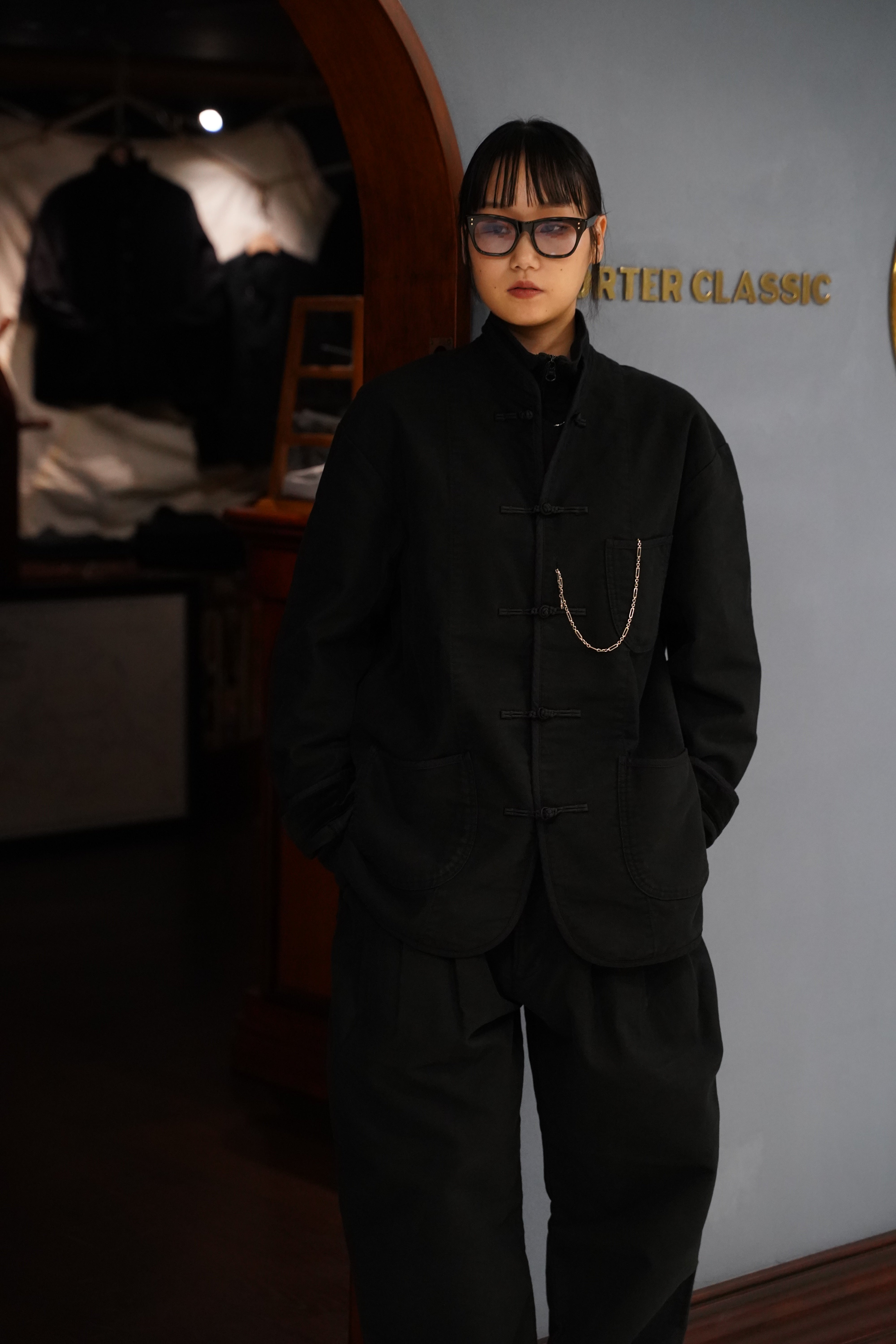 MOLESKIN CHINESE JACKET WATCH CHAIN ITEM