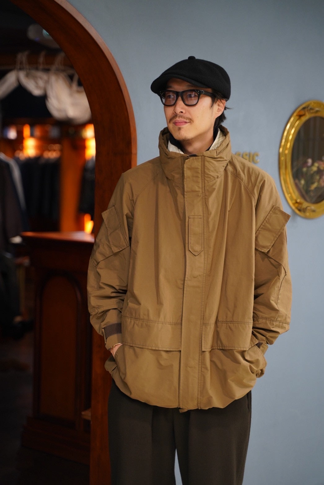 TWEED KNIT CASQUETTE