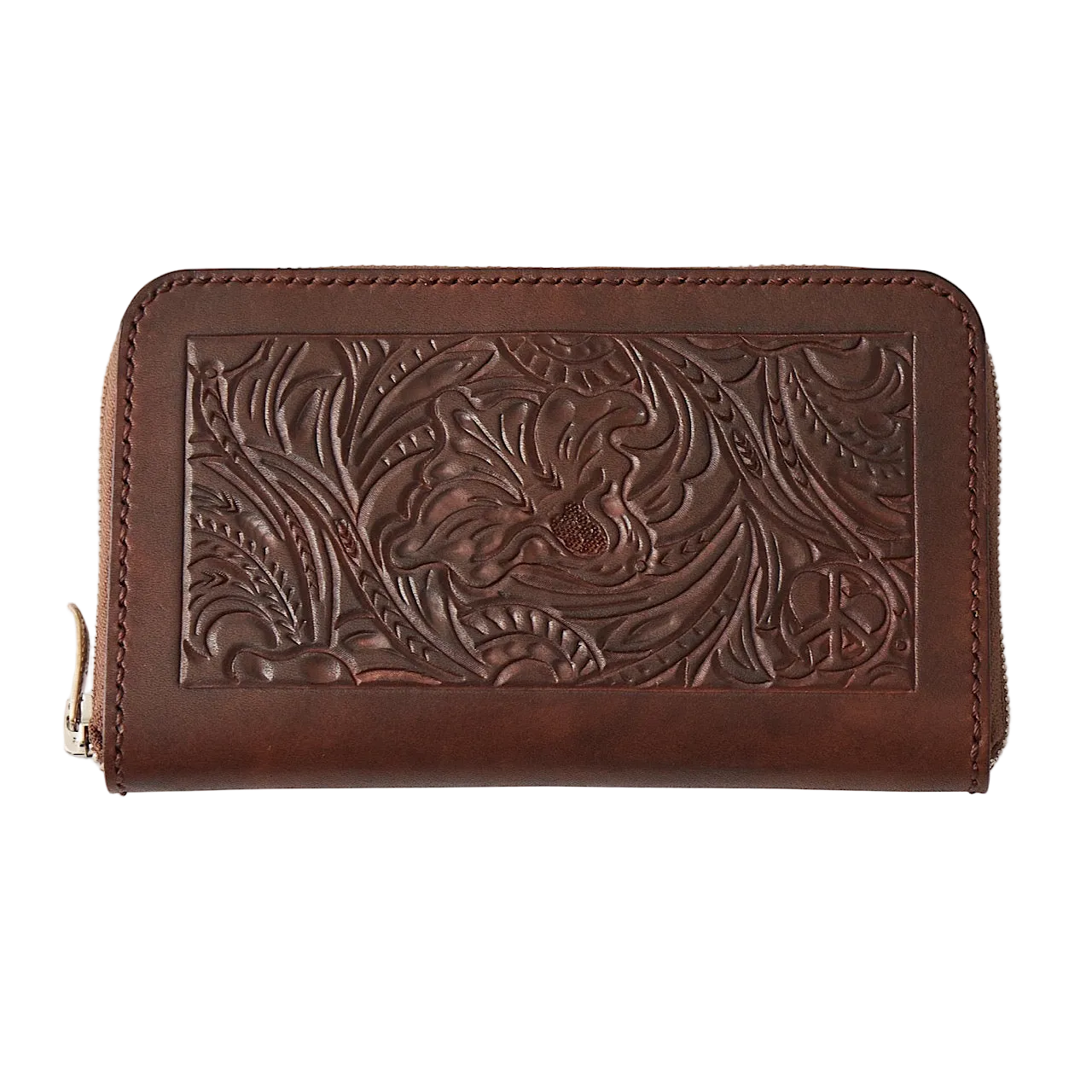 HAND CARVED LEATHER 天国と地獄 LONG WALLET BY KICHIZO