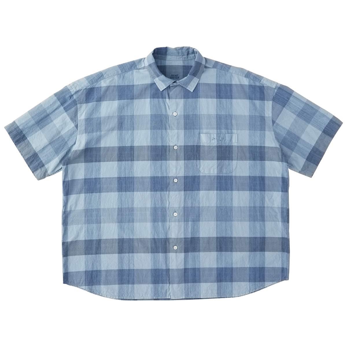 H/W INDIGO CHECK BEAT WRITER SHIRT