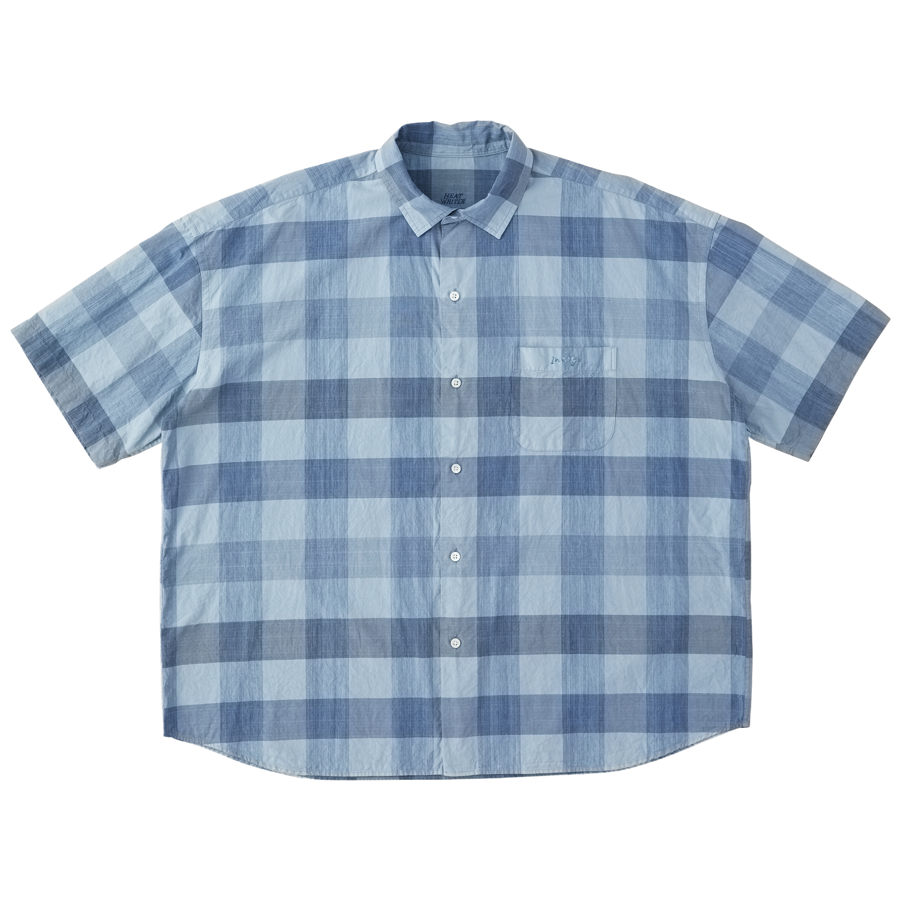 H/W INDIGO CHECK BEAT WRITER SHIRT