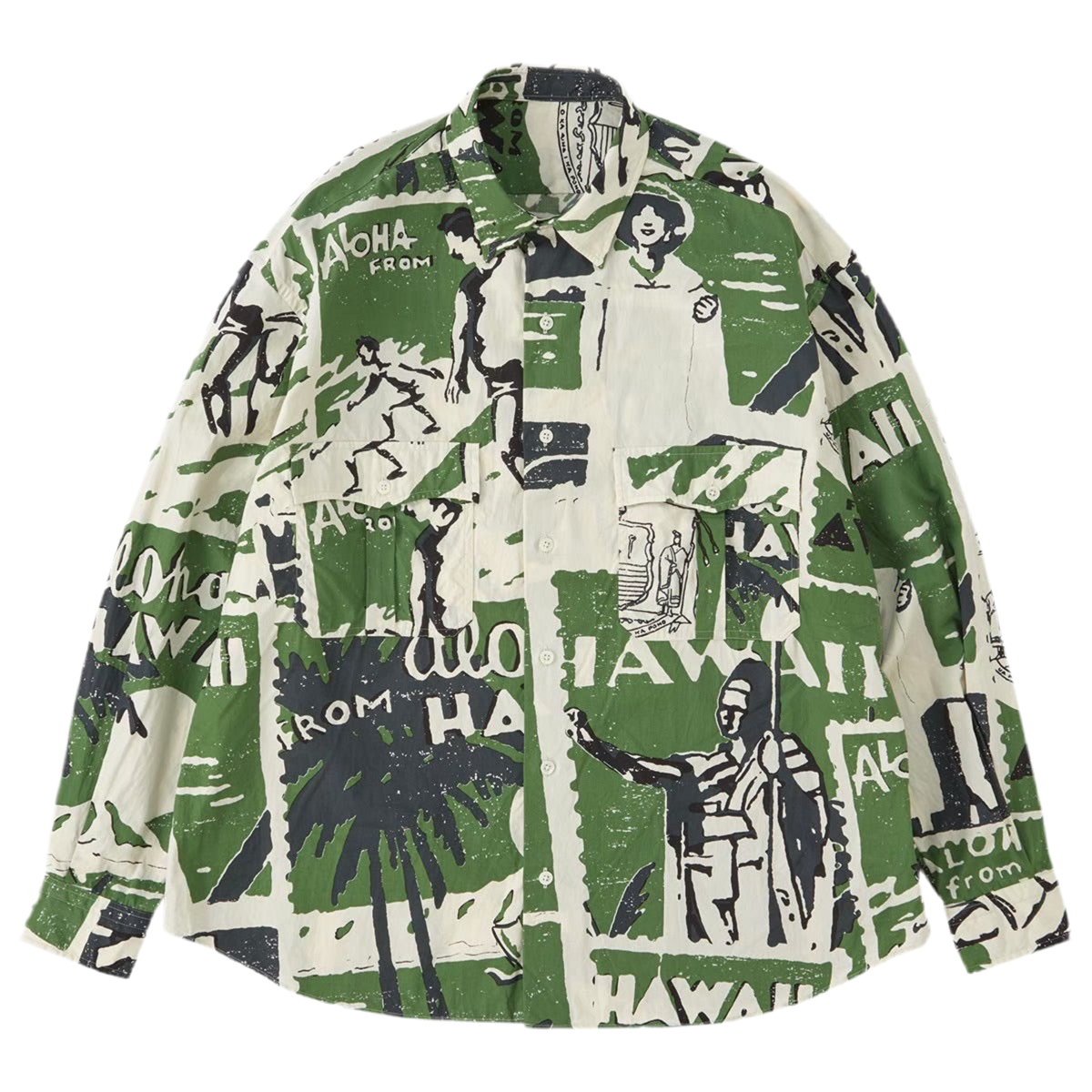 ROLL UP HAWAIIAN OUTDOOR SHIRT