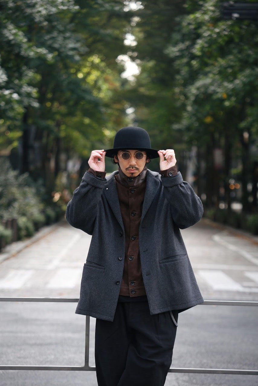 LEATHER SUEDE DUKE JACKET (ENTREFINO)