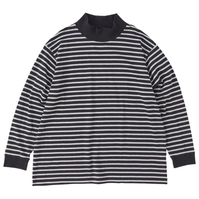 H/W BEATNIK BORDER MOCK NECK