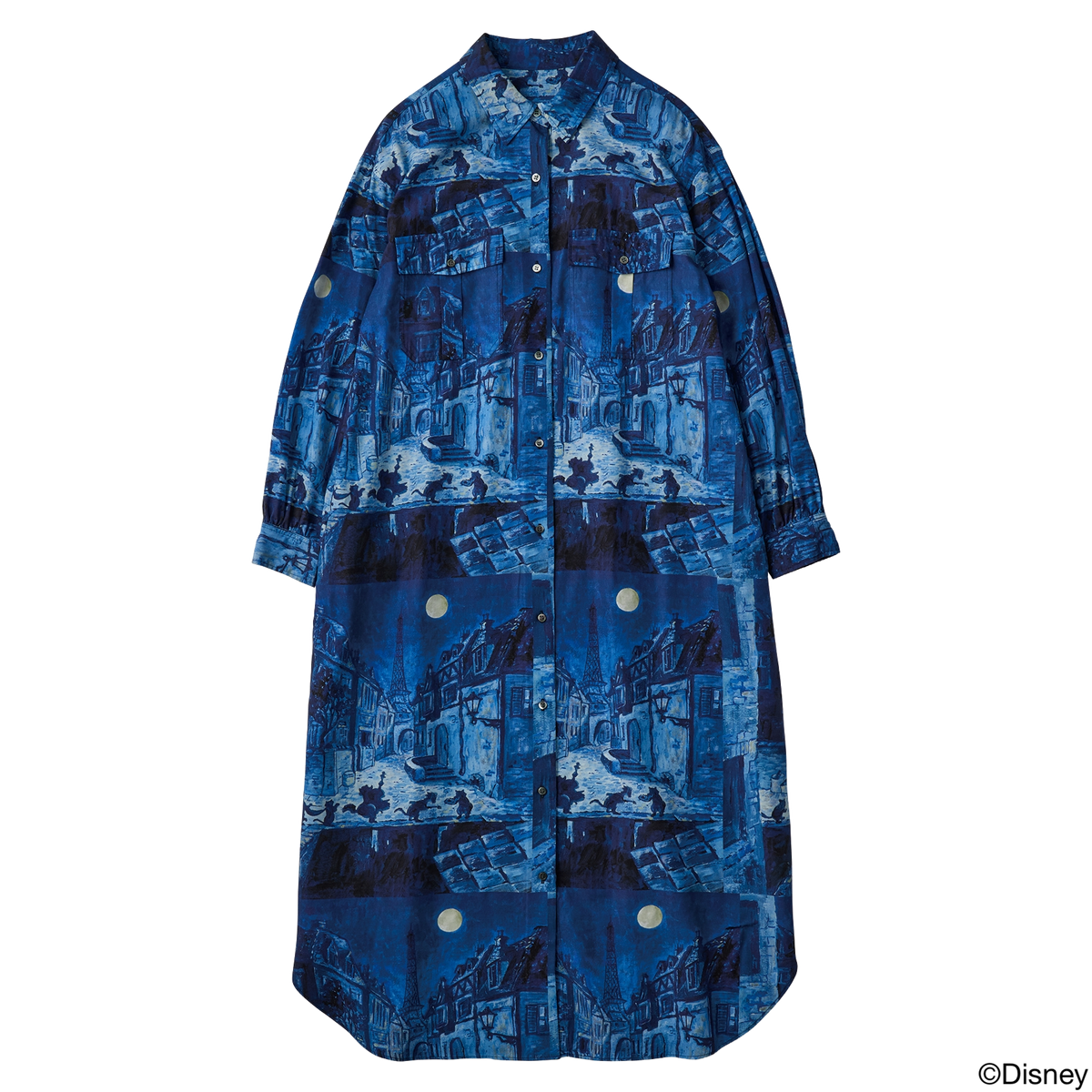 DISNEY / PC ALOHA COLLECTION ALOHA ROLL UP SHIRT DRESS / THE ARISTOCATS