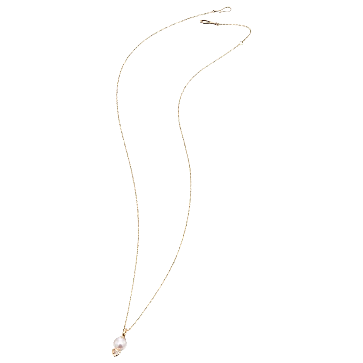 DIAMOND & PEARL NECKLACE (LIMITED)