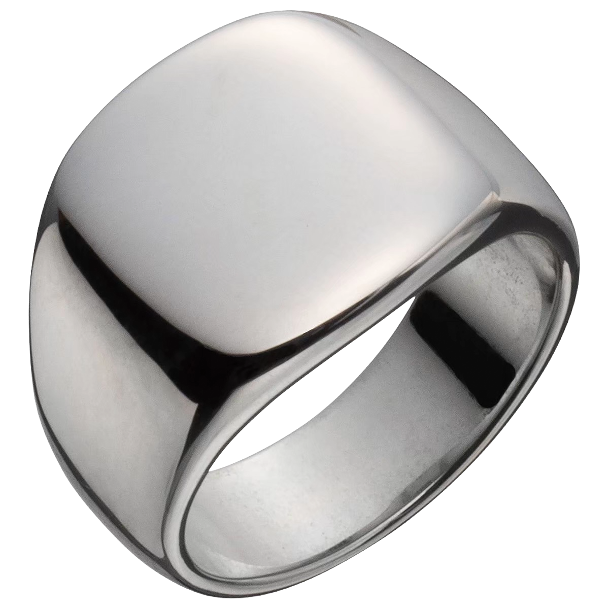 GRAND SIGNET SILVER RING