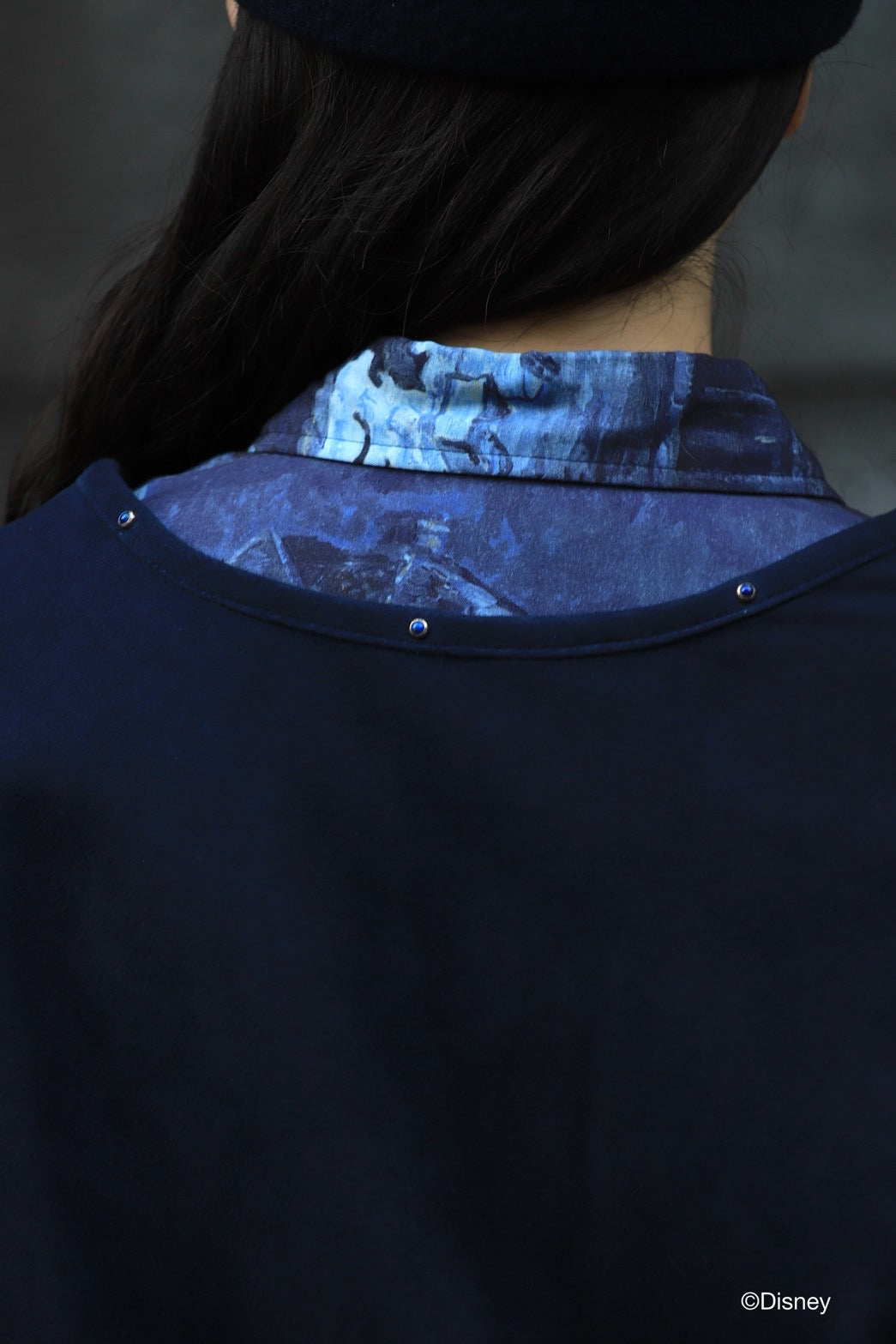 LEATHER SUEDE PULLOVER JACKET W / LAPIS & SILVER (ENTREFINO)
