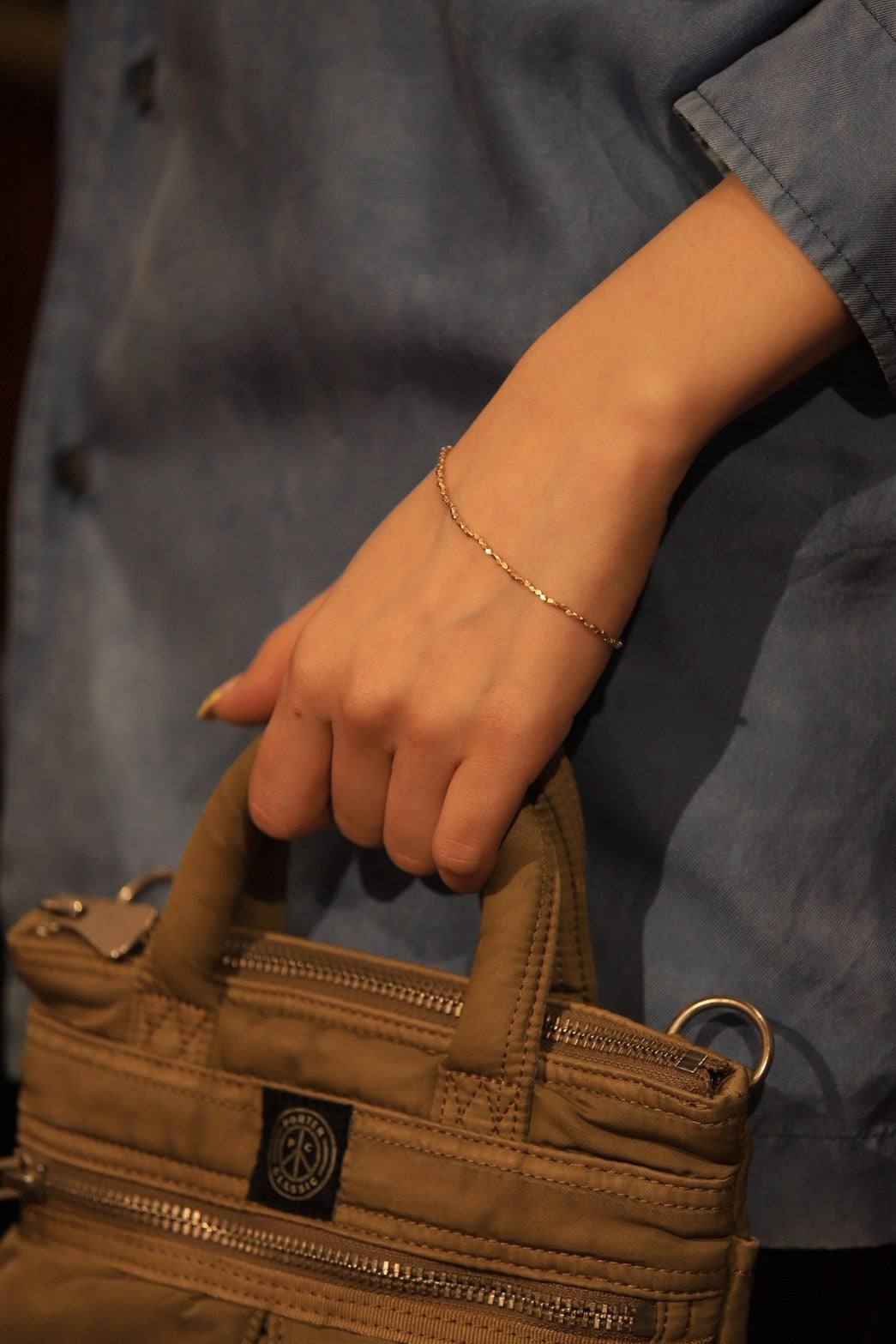 GOLD BEADS BRACELET MEDIUM 7.0
