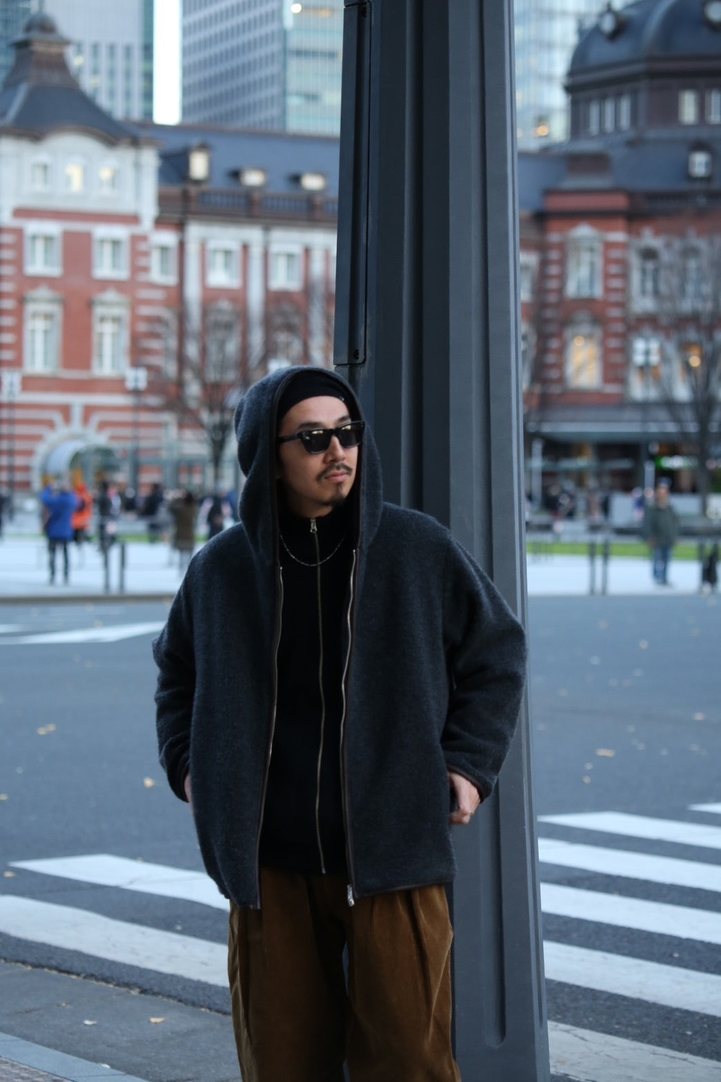 CASHMERE KNIT ZIP UP(BABY CASH)