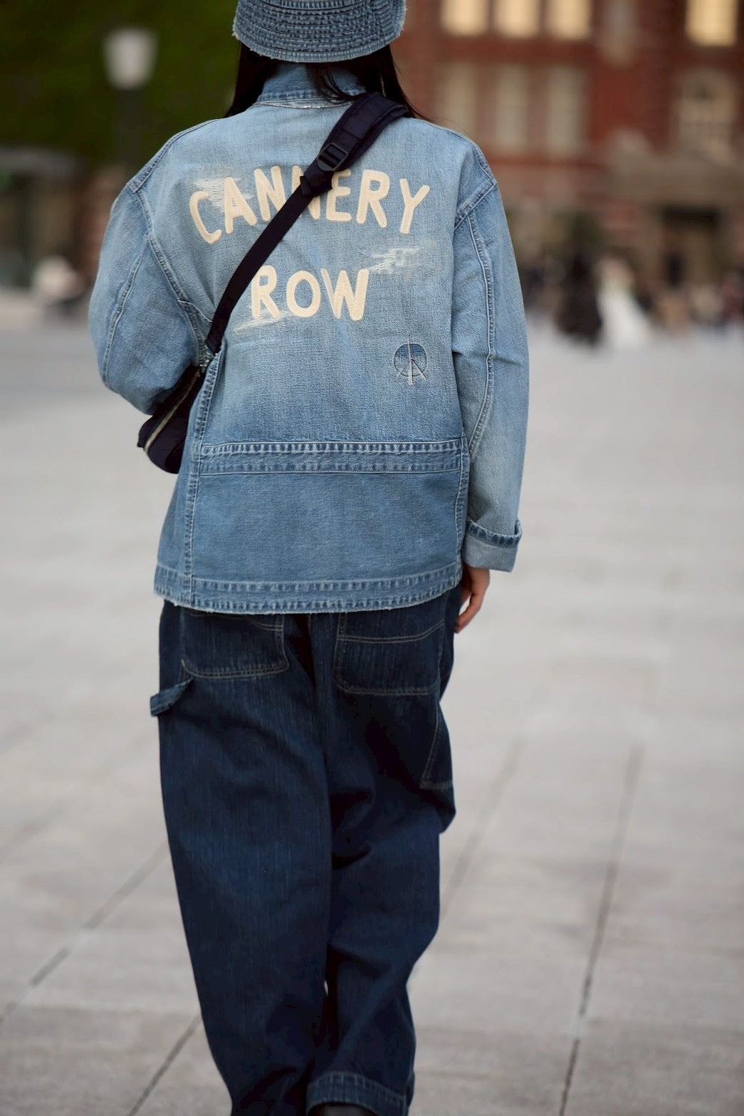 STEINBECK DENIM PAINTER PANTS -NAVY-
