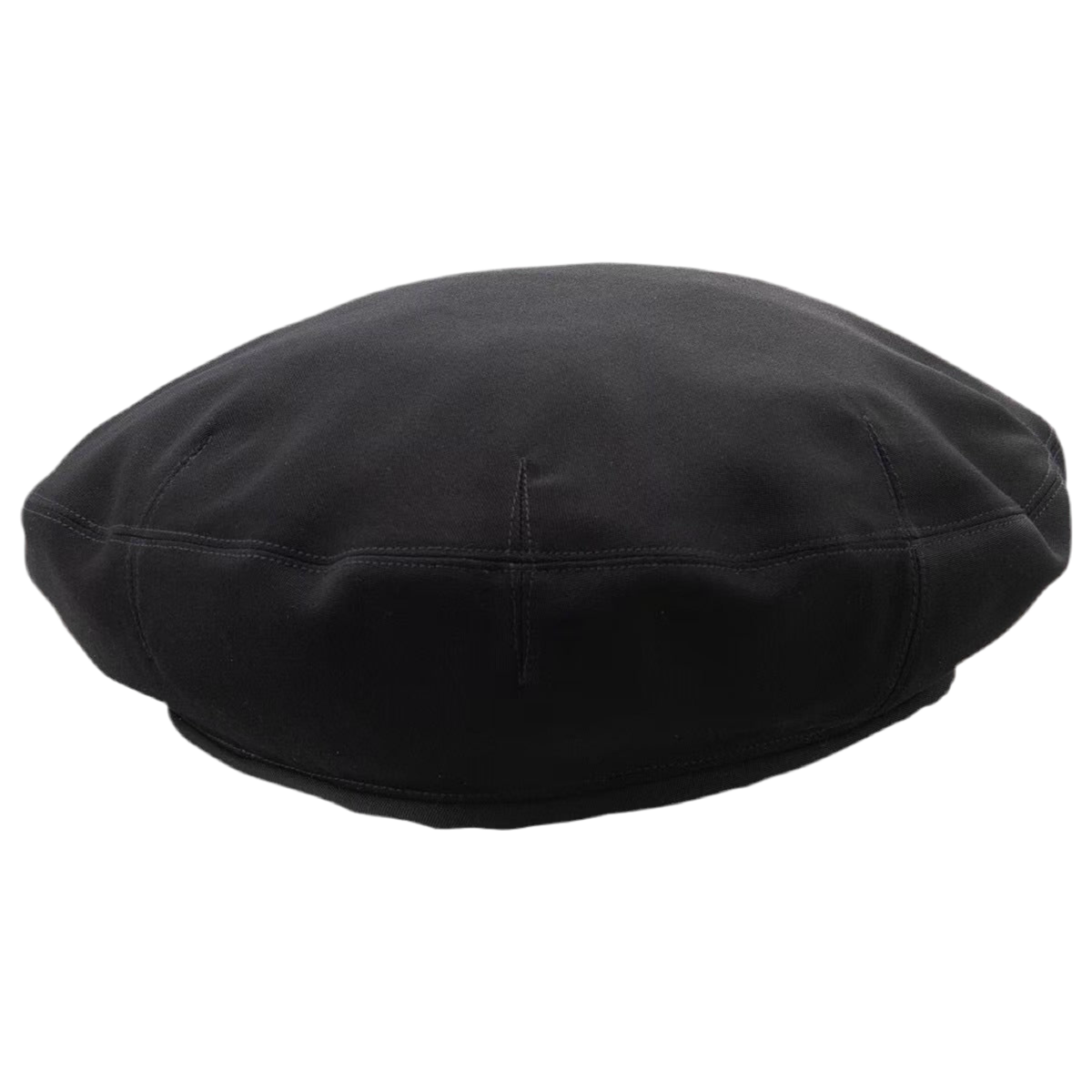 BLACK GABARDINE BERET  (FUCK DRESS CODE PIPING INSIDE)