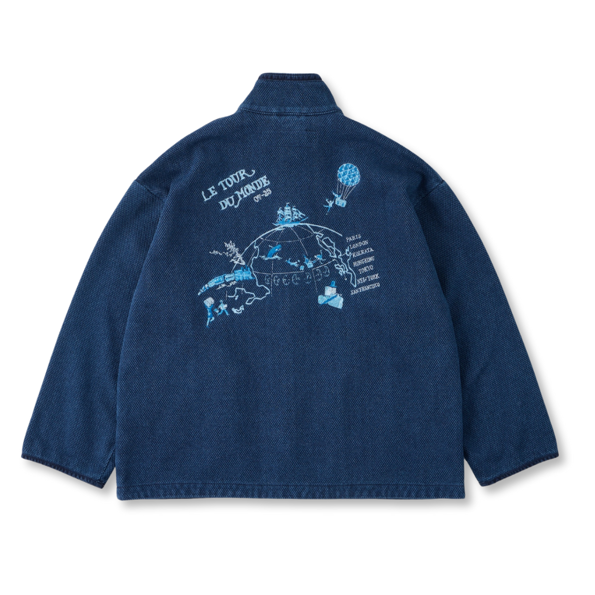 PC KENDO ZIP UP JACKET EMBROIDERY (LE TOUR DU MONDE)