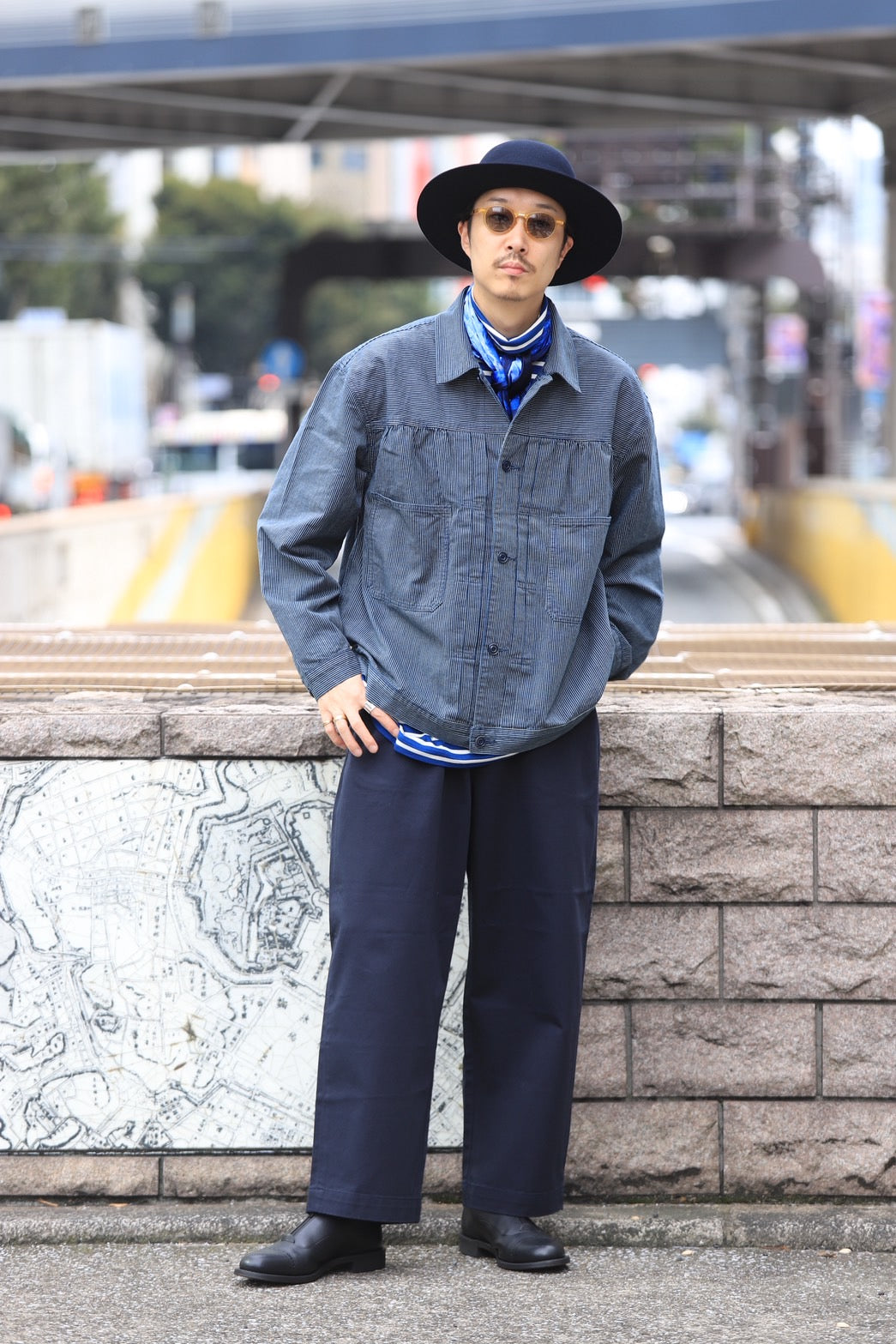 FRENCH HICKORY SHORT JACKET