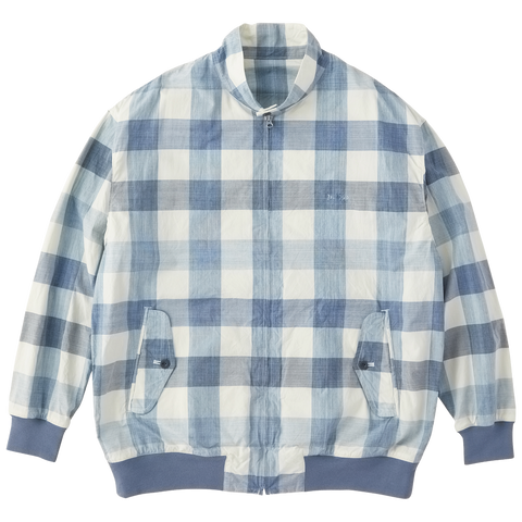 H/W INDIGO CHECK SWING TOP