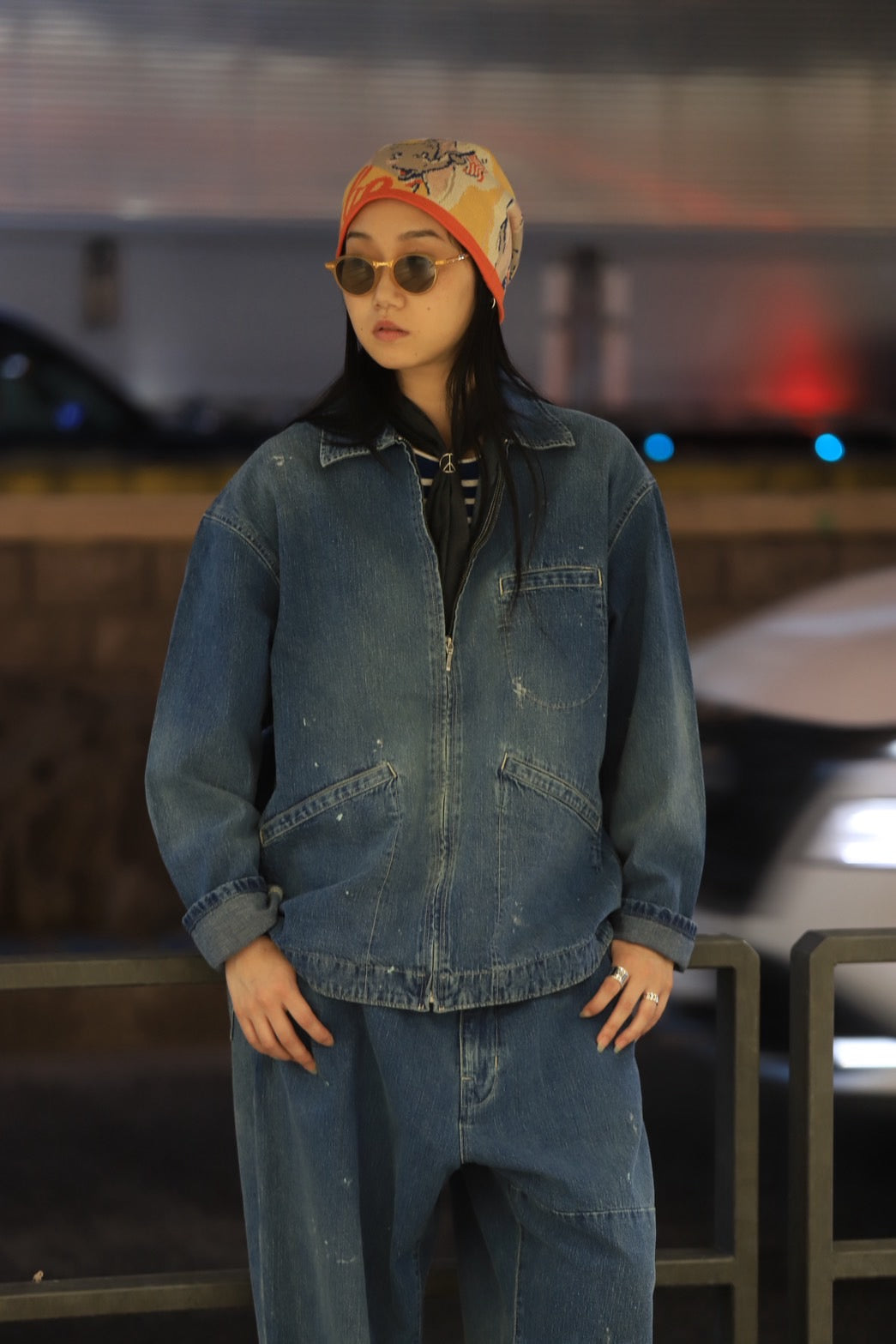 BREAKFAST DENIM ZIP UP JACKET