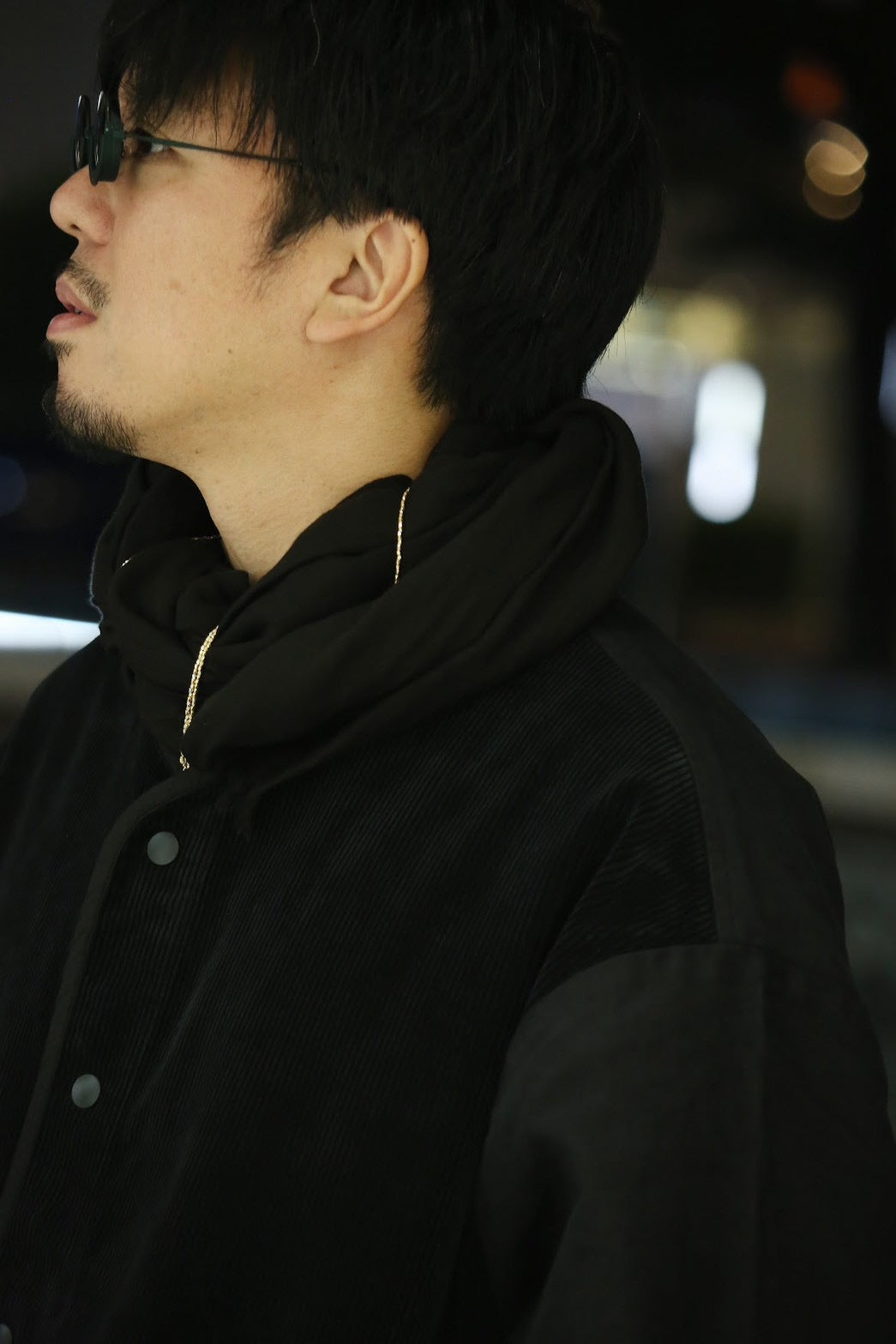 CORDUROY MOLESKIN HYBRID CARDIGAN