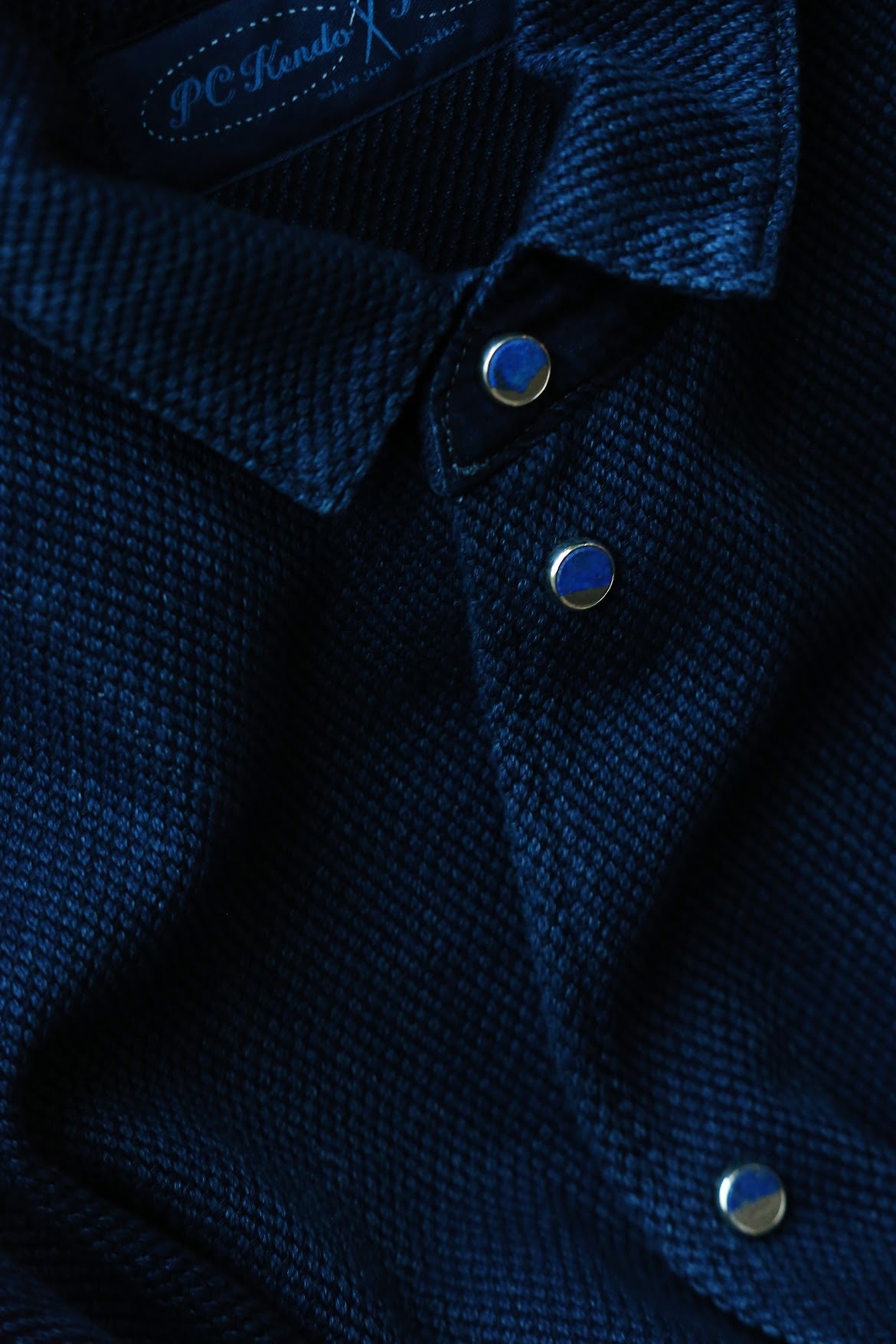 PC KENDO SHIRT JACKET W / LAPIS & SILVER (LIMITED)