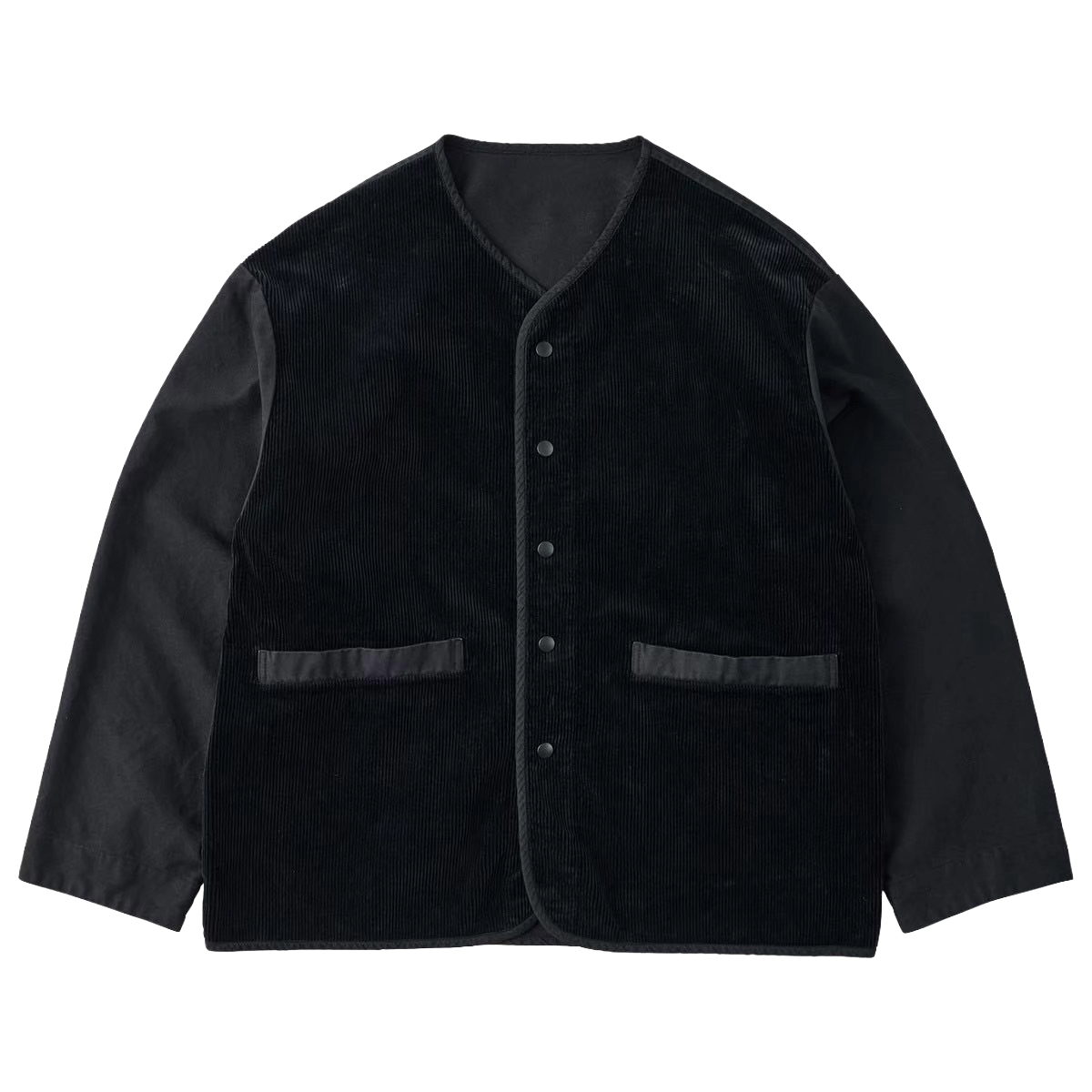 CORDUROY MOLESKIN HYBRID CARDIGAN