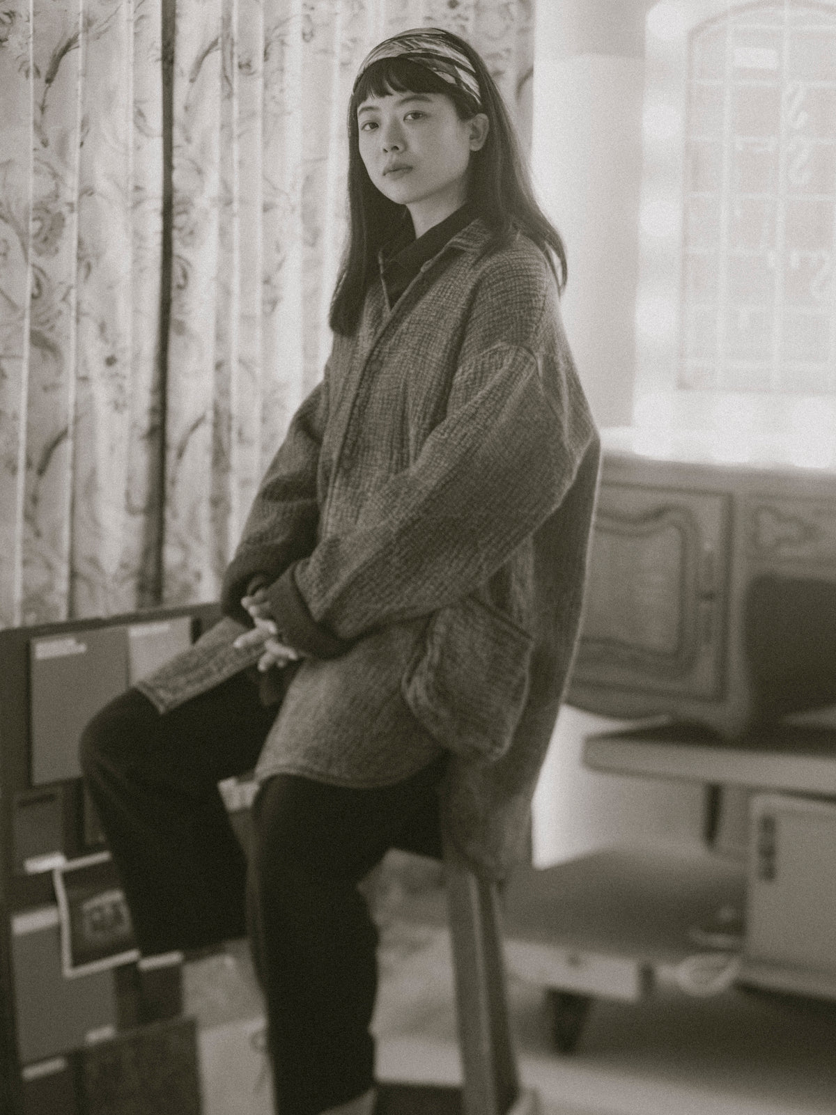 "CINEMA EXCLUSIVE" SASHIKO SHIRT JACKET
