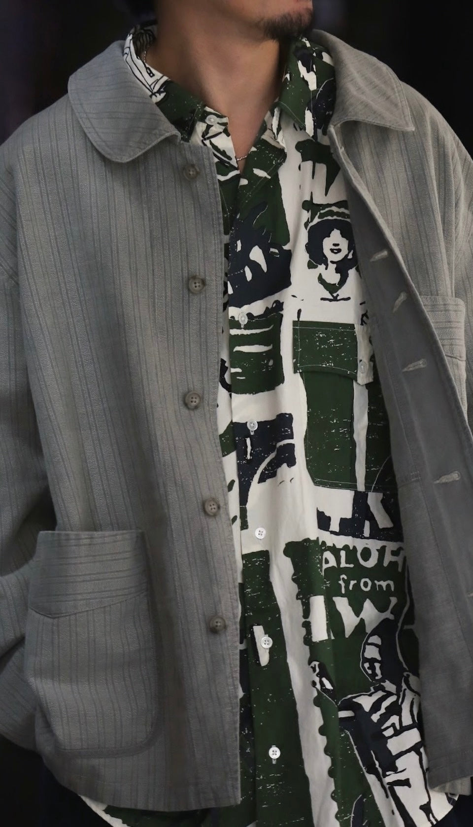 ROLL UP HAWAIIAN OUTDOOR SHIRT