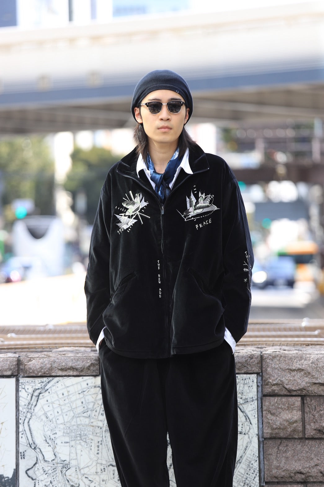 VELVETEEN HIPPIE SOUVENIR ZIP UP JACKET