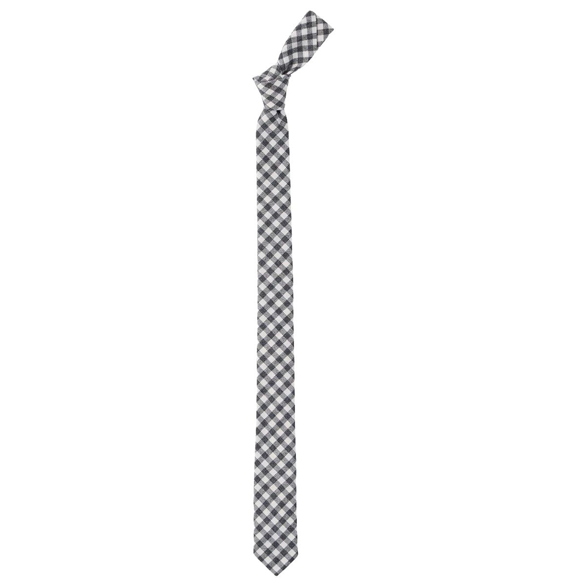 FLANNEL GINGHAM CHECK TIE